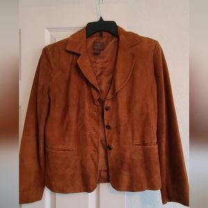 Vakko Brown Leather Jacket